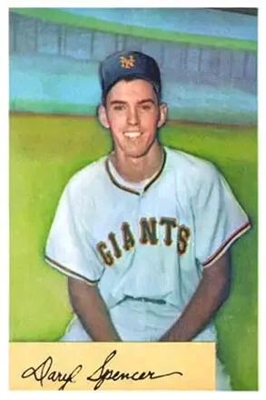 1954 Bowman #185 Daryl Spencer