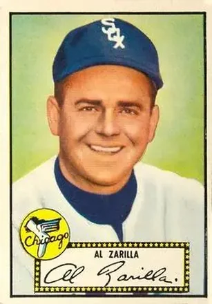 1952 Topps #70 Al "Zeke" Zarilla