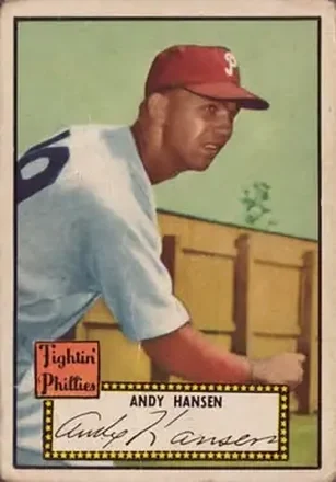 1952 Topps #74 Andy Hansen