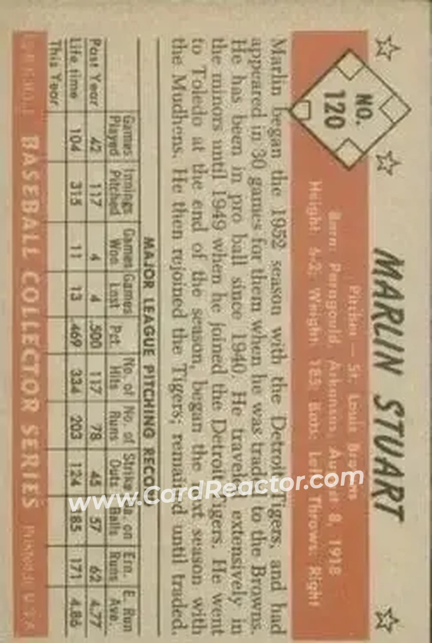 Back of Marlin Stuart
