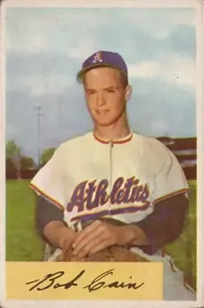 1954 Bowman #195 Bob Cain