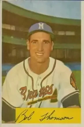 1954 Bowman #201 Bobby Thomson
