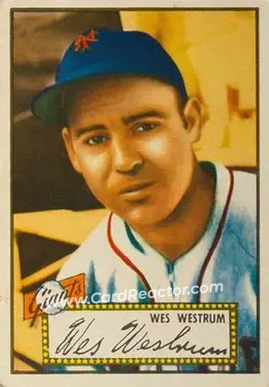 Front of Wes Westrum
