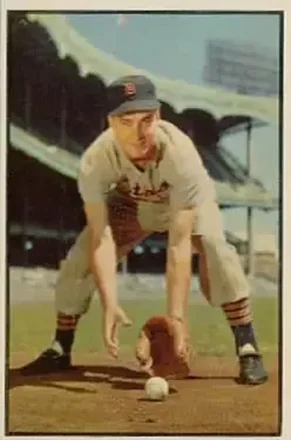1953 Bowman Color #125 Fred Hatfield