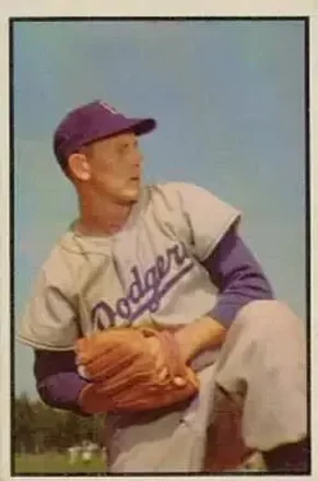 1953 Bowman Color #129 Russ Meyer