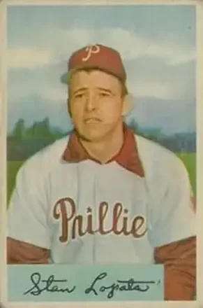 1954 Bowman #207 Stan Lopata