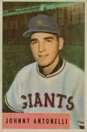 1954 Bowman #208 Johnny Antonelli