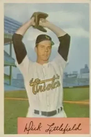 1954 Bowman #213 Dick Littlefield