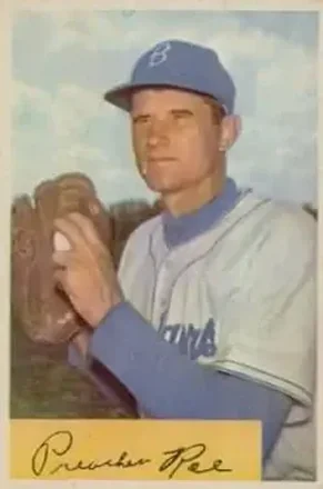 1954 Bowman #218 Elwin Roe