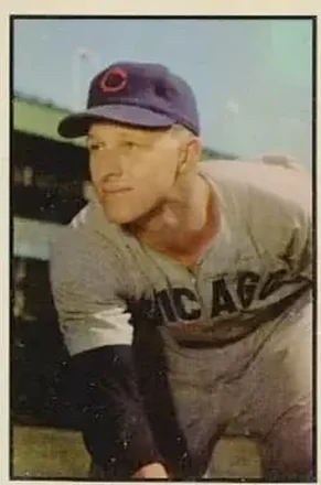 1953 Bowman Color #144 Warren Hacker