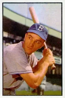 1953 Bowman Color #145 - George Shuba - Brooklyn Dodgers 1953 Bowman Color #145 - George Shuba - Brooklyn Dodgers