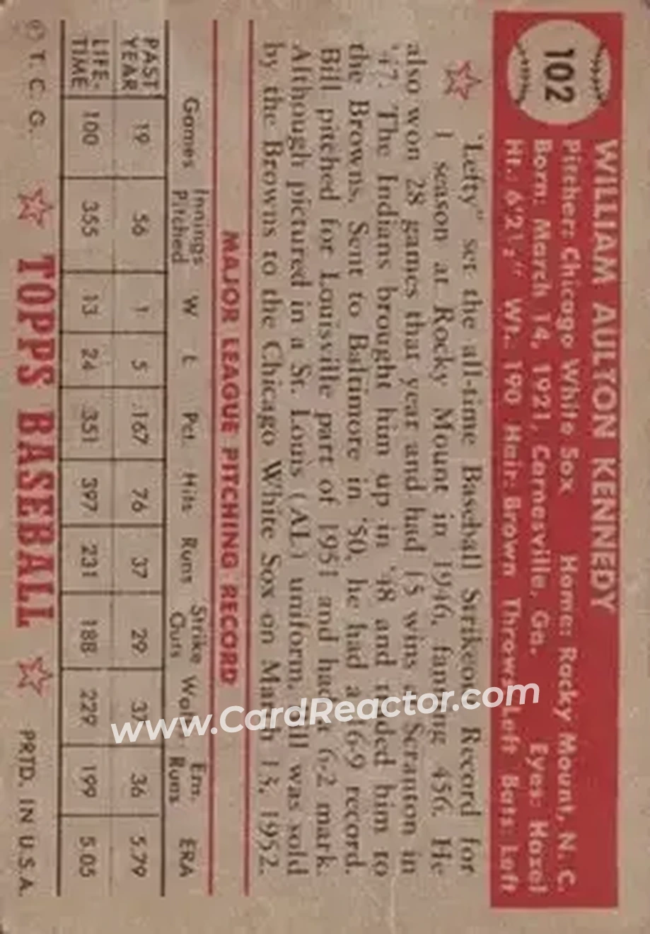 Back of Bill Kennedy