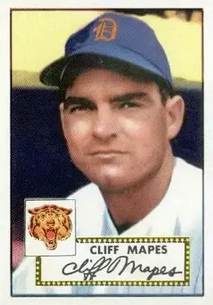 1952 Topps #103 Cliff Mapes