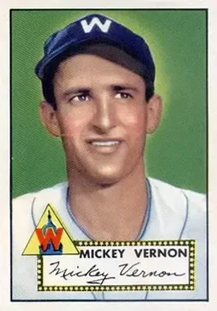 1952 Topps #106 James Vernon