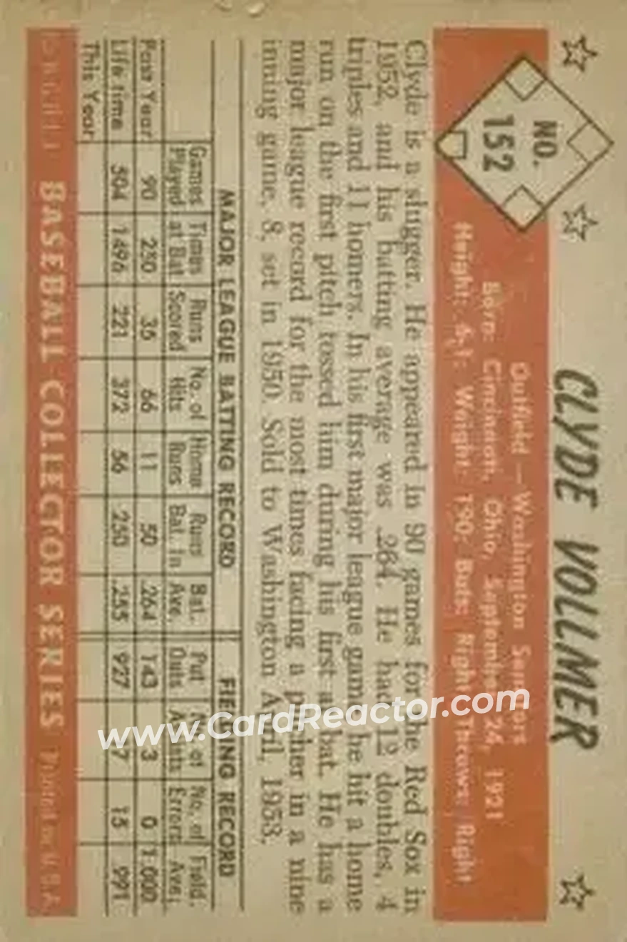 Back of Clyde Vollmer