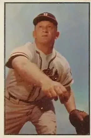 1953 Bowman Color #156 Max Surkont