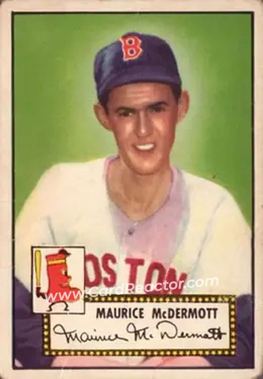 Front of Maurice McDermott