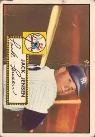 1952 Topps #122 Jackie Jensen
