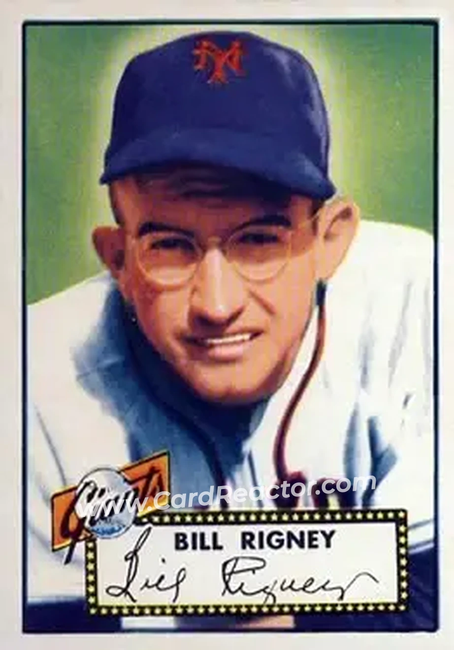 Front of Bill Rigney