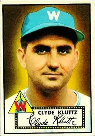 1952 Topps #132 Clyde Kluttz