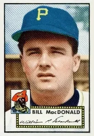 1952 Topps #138 Bill Macdonald