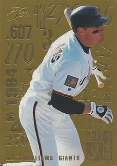 1995 Flair - Hot Numbers #10 - Matt Williams - San Francisco Giants