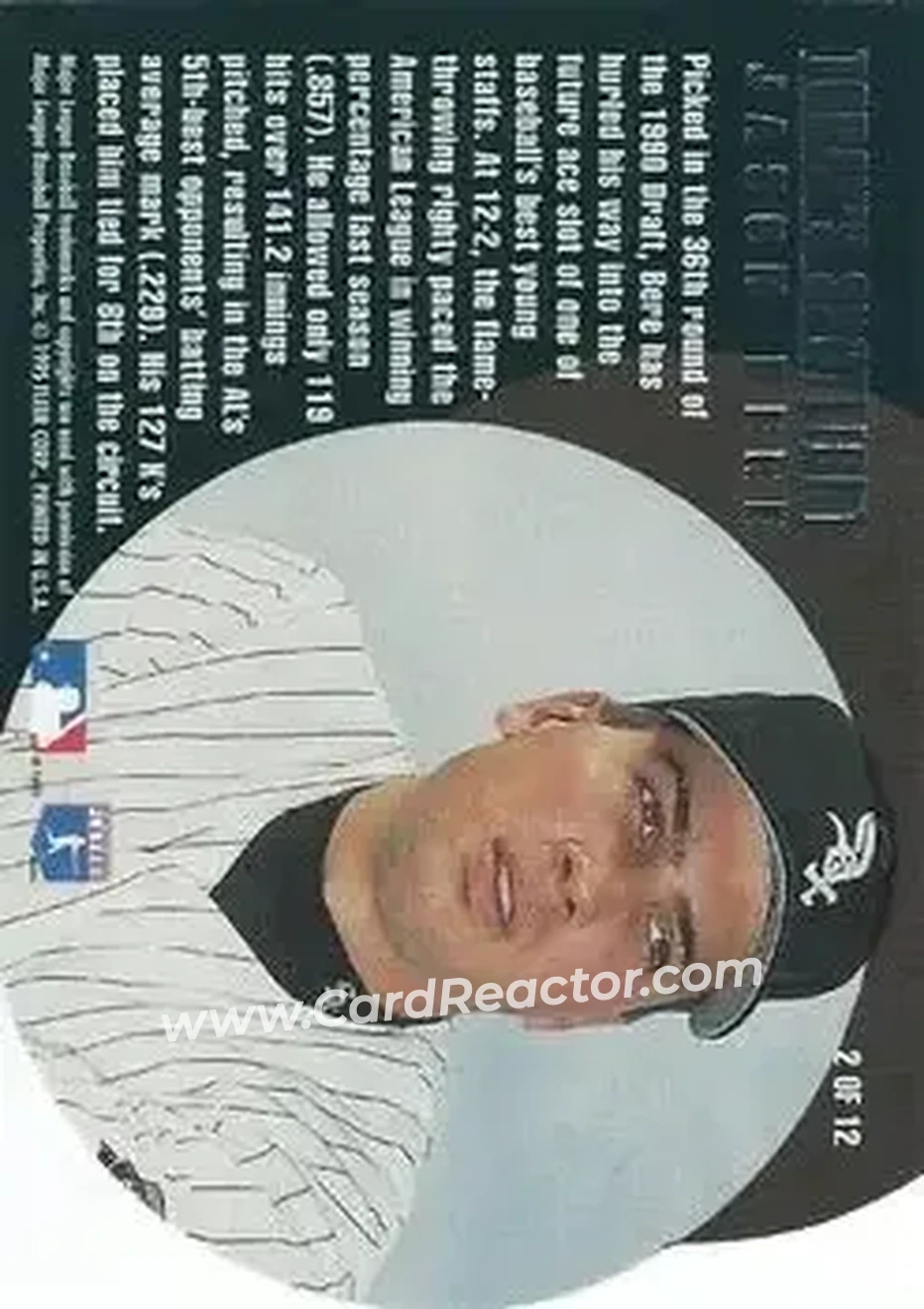 Back of Jason Bere