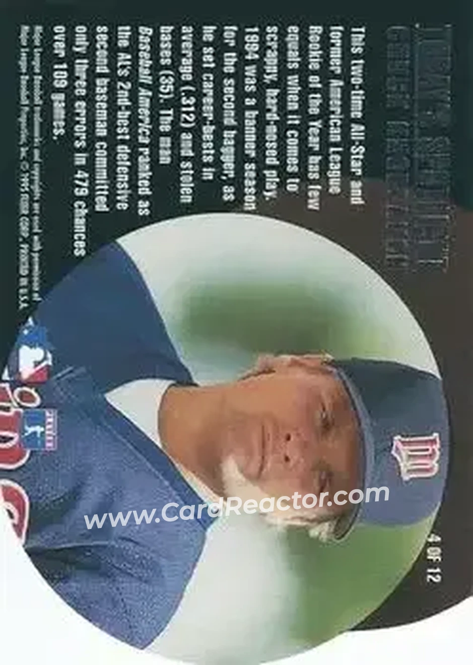 Back of Chuck Knoblauch