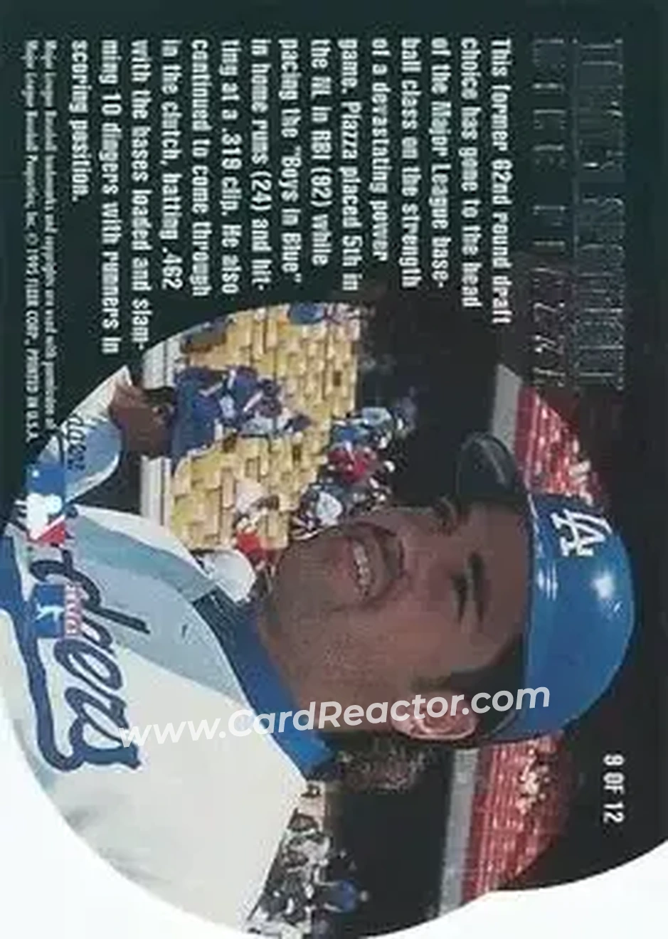 Back of Mike Piazza