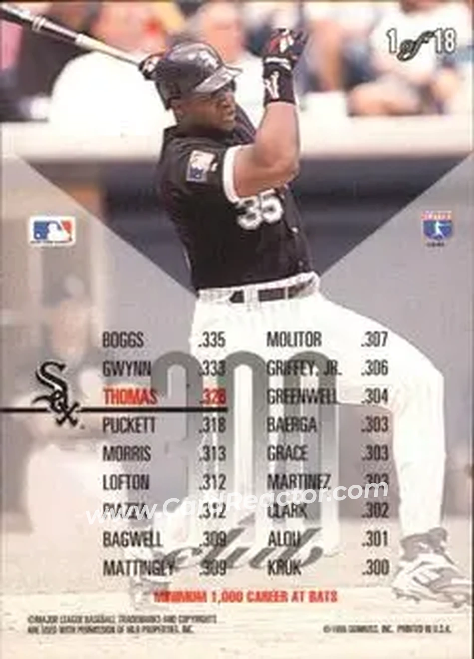 Back of Frank Thomas