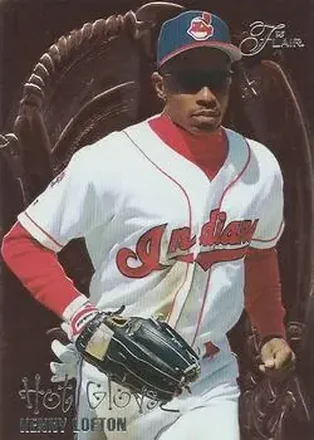 1995 Flair #7 Hot Gloves Kenny Lofton