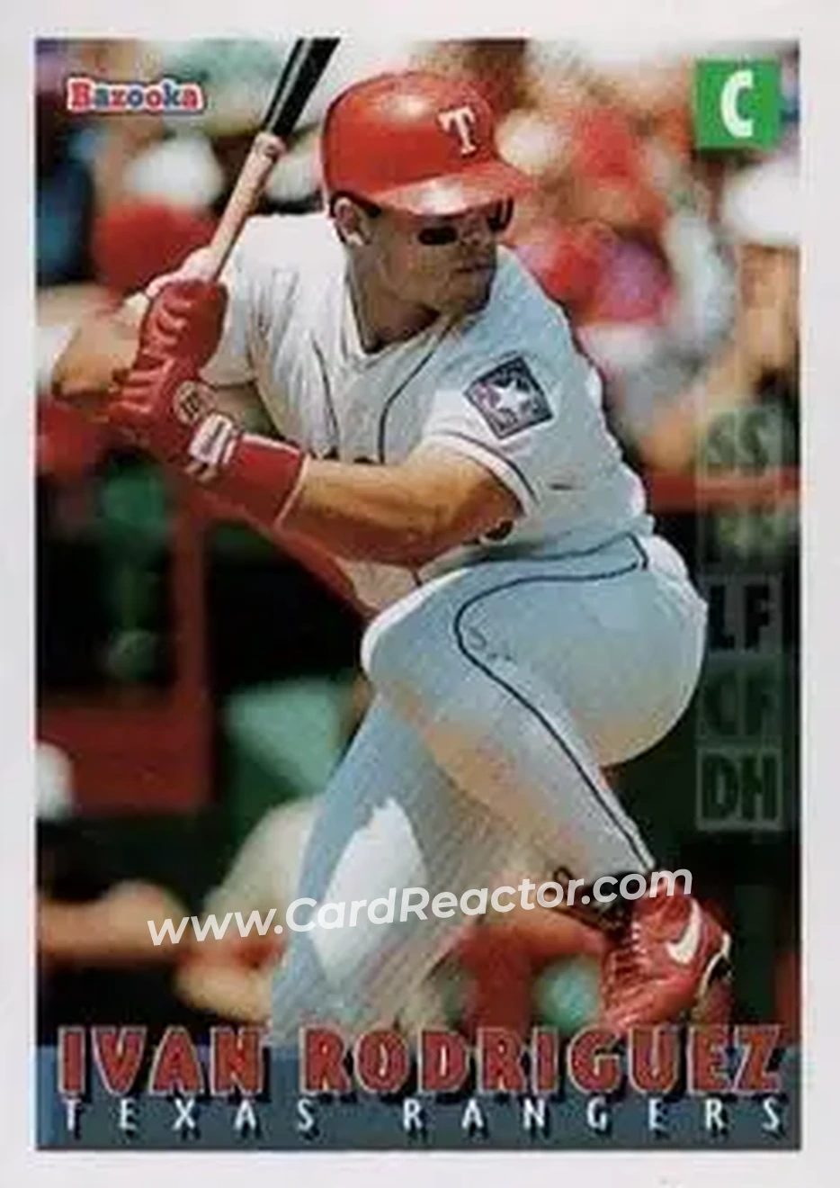 Front of Ivan Rodriguez