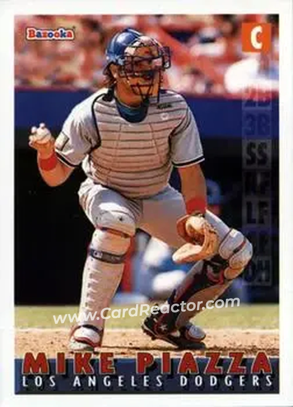 Front of Mike Piazza