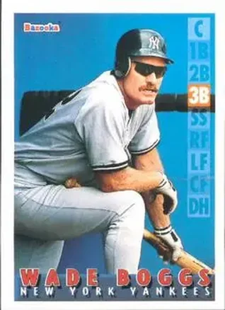 1995 Bazooka #89 Wade Boggs