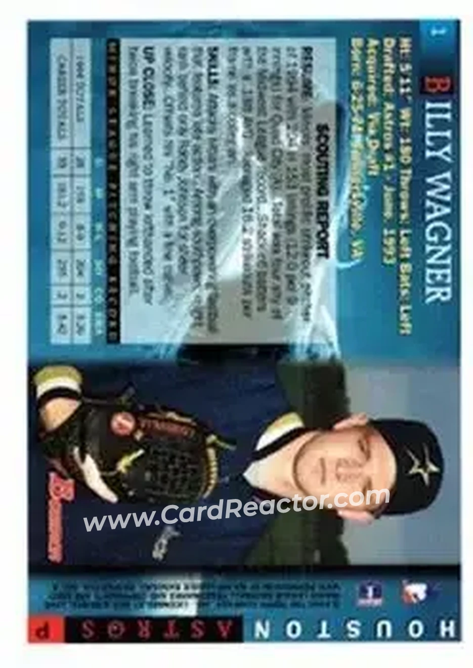 Back of Billy Wagner