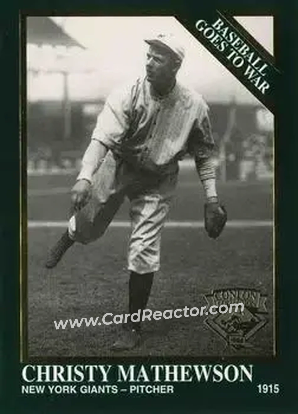 Front of Christy Mathewson