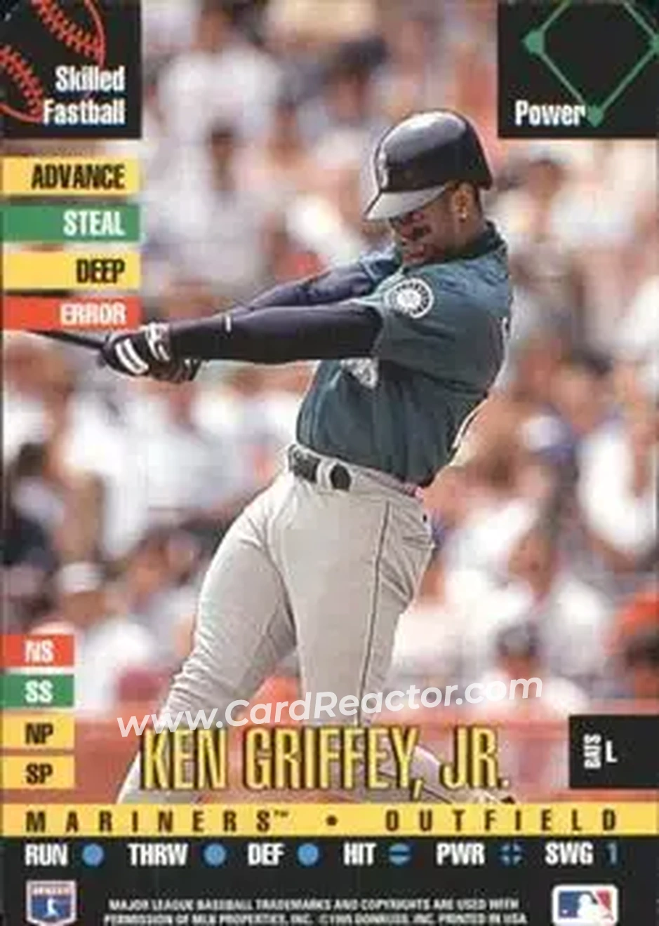 Front of Ken Griffey Jr.