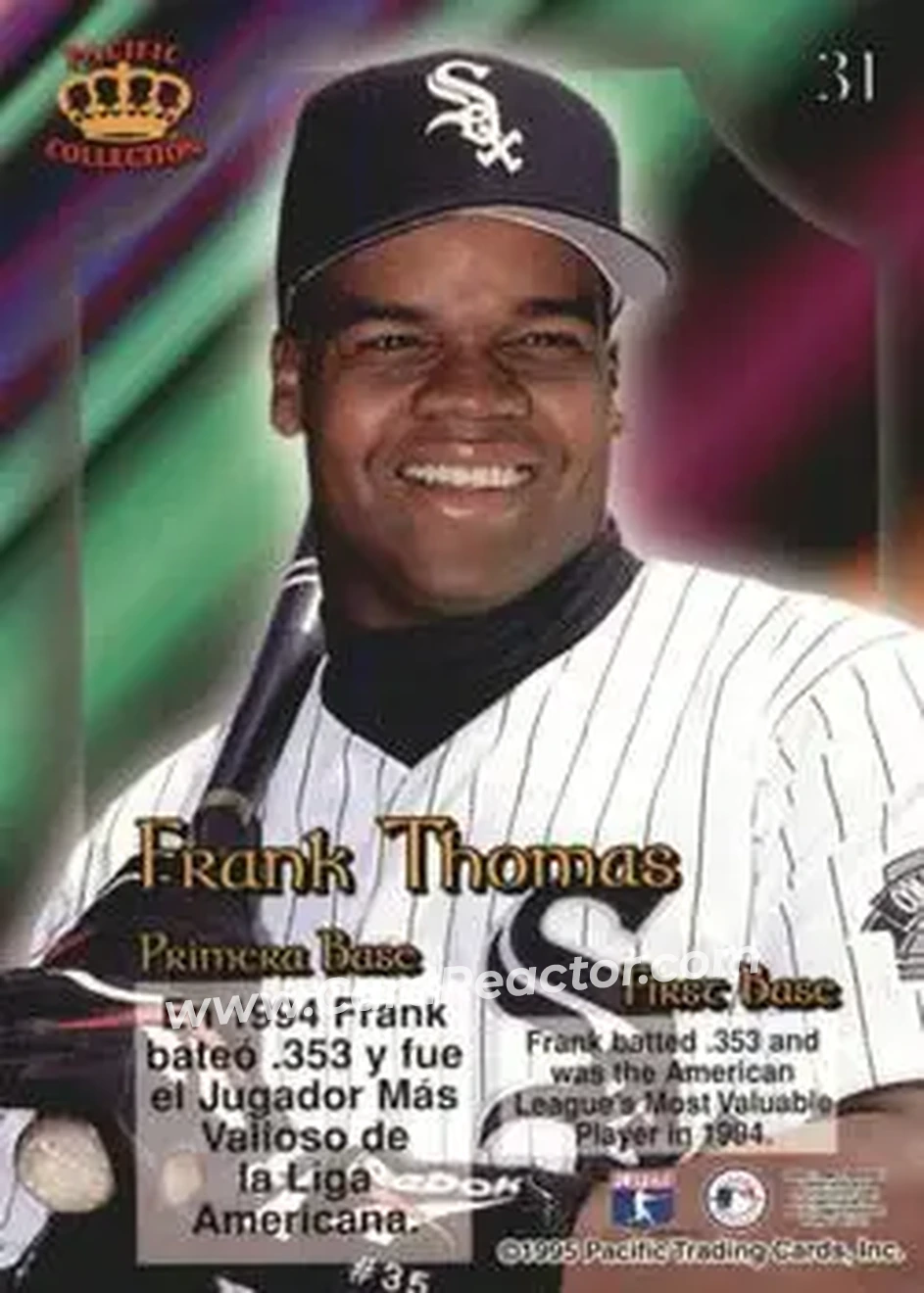 Back of Frank Thomas