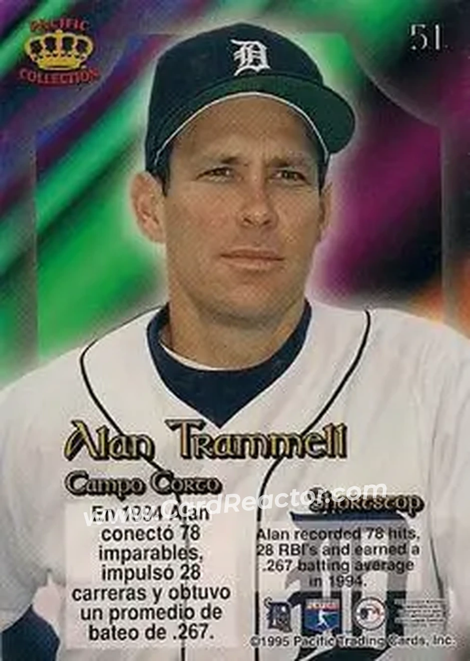Back of Alan Trammell