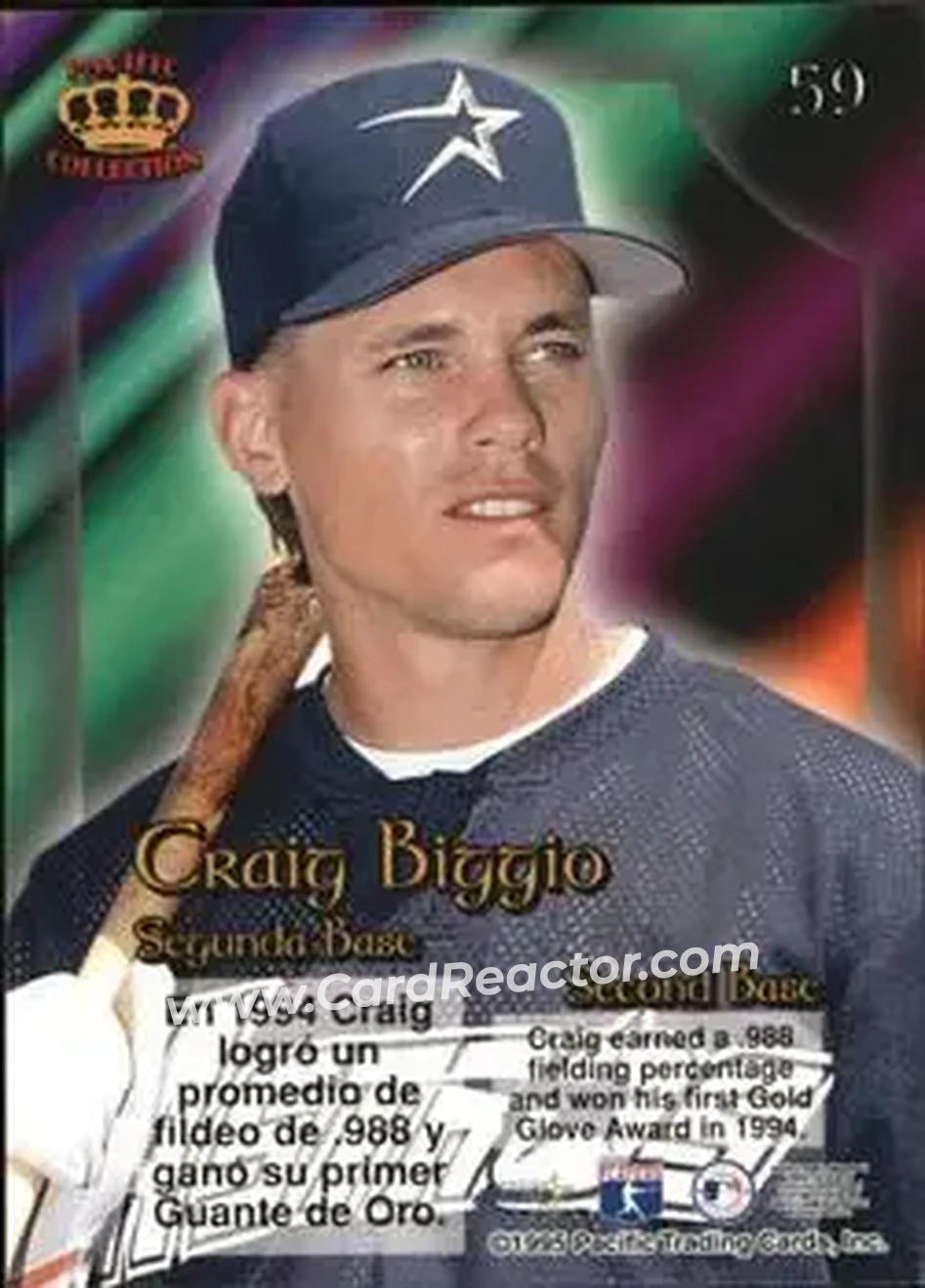 Back of Craig Biggio