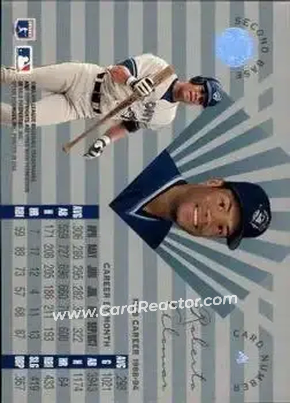 Back of Roberto Alomar