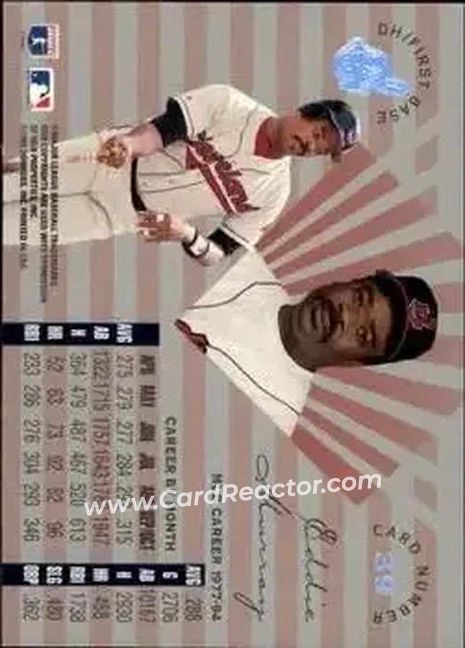 Back of Eddie Murray