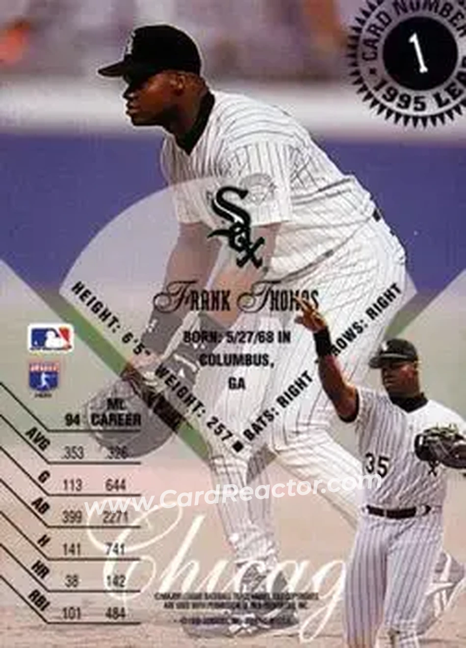 Back of Frank Thomas