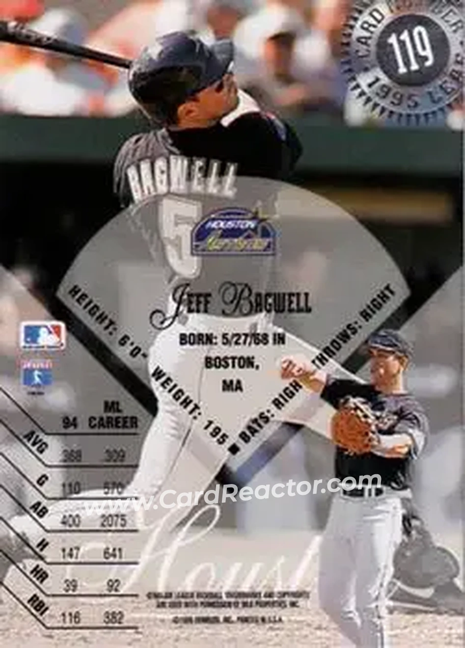 Back of Jeff Bagwell