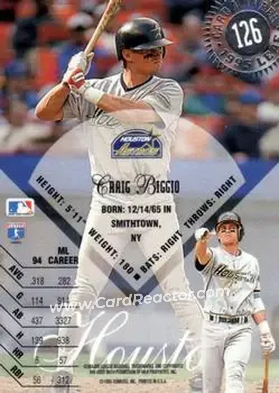Back of Craig Biggio