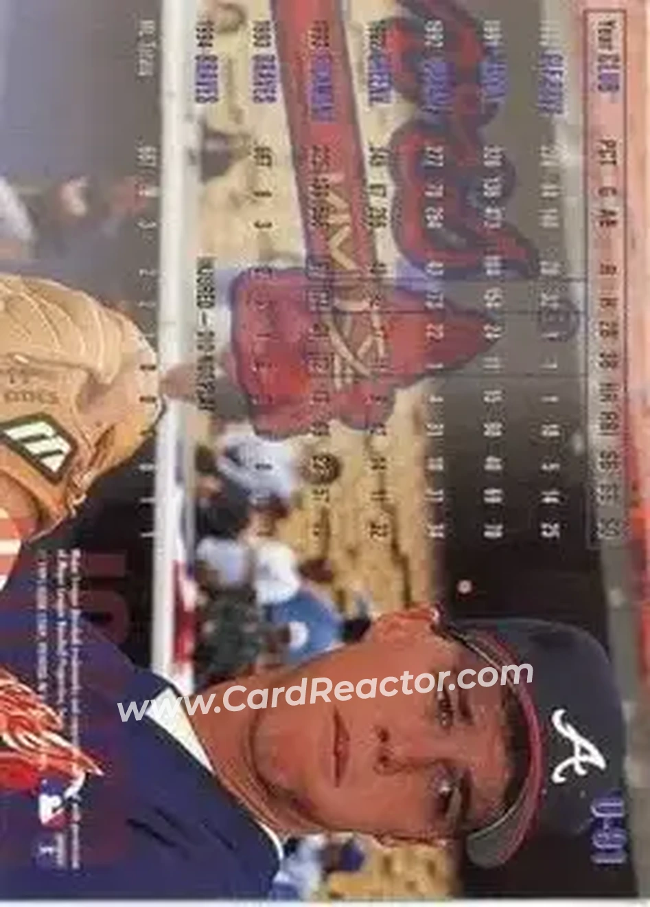 Back of Chipper Jones
