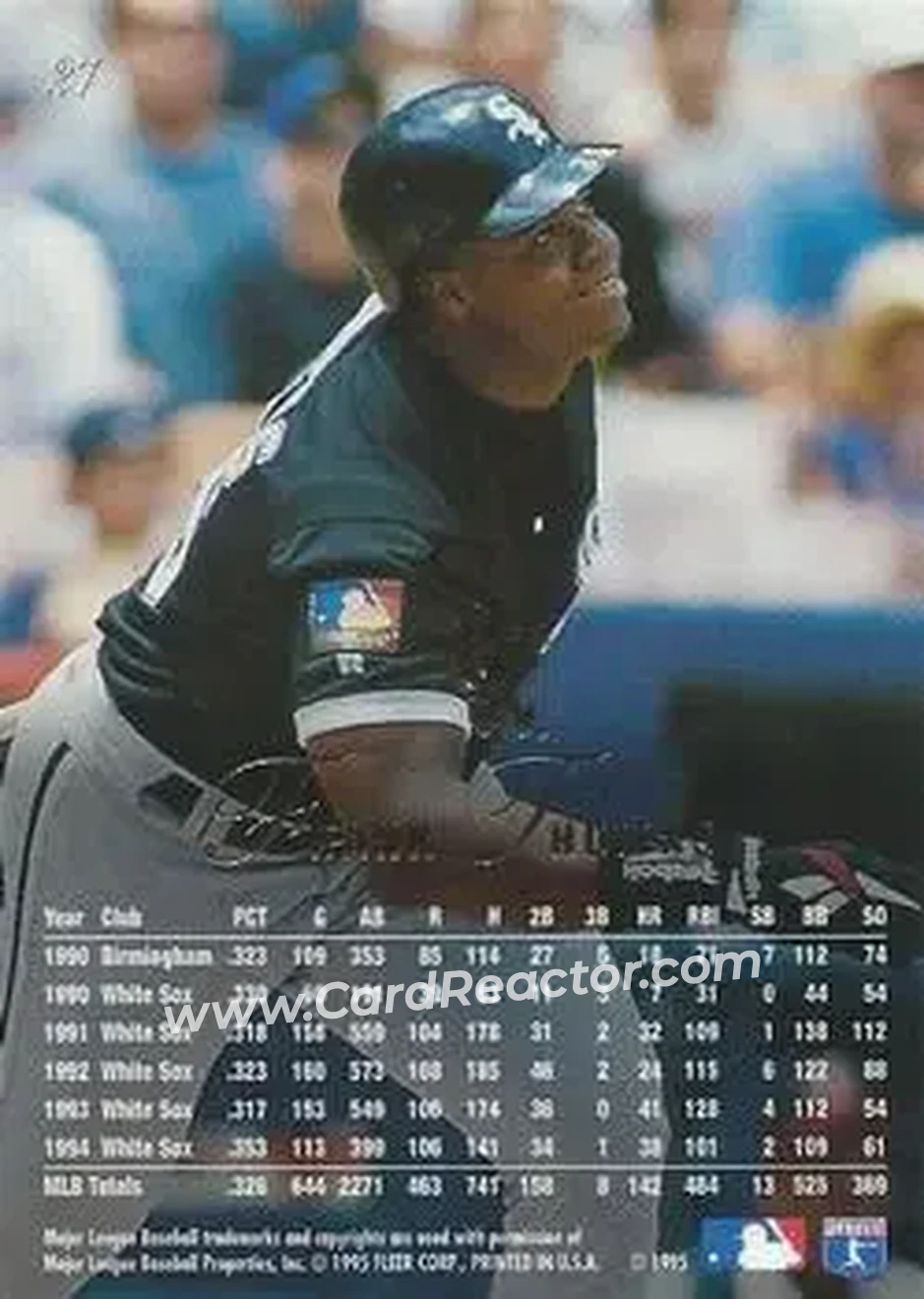 Back of Frank Thomas