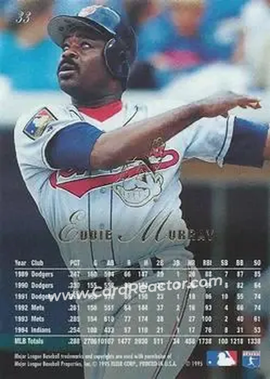 Back of Eddie Murray