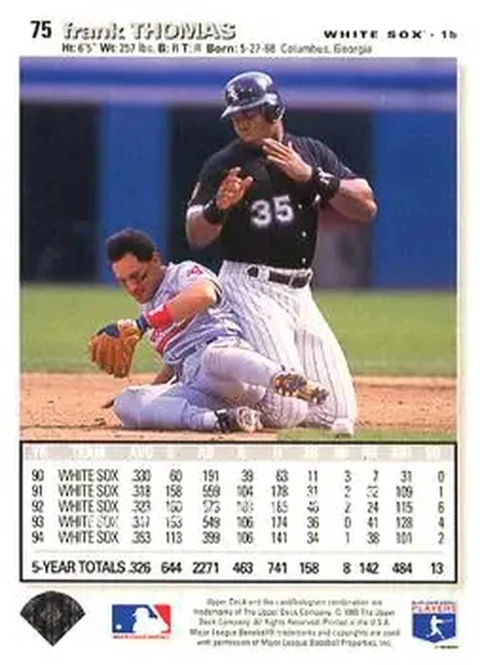 Back of Frank Thomas