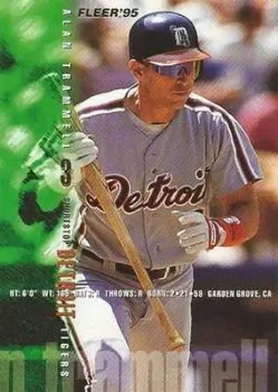 1995 Fleer #62 Alan Trammell
